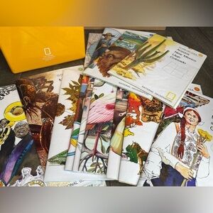 Vintage 1988 National Geographic Close-Up USA 16 Maps & Carry Case